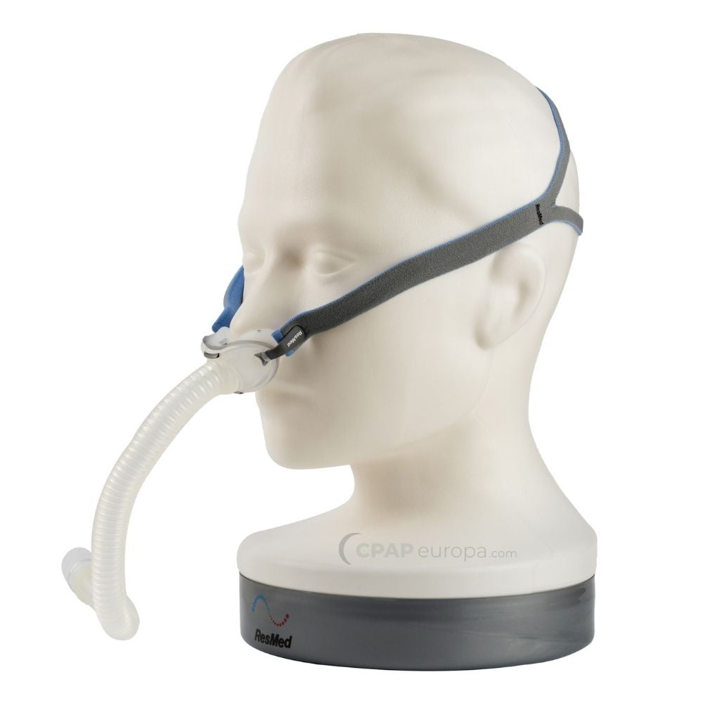 ResMed AirFit P10 Nasal Pillows Mask Side and Front