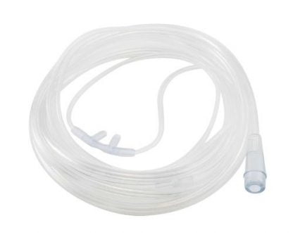 Curved Nasal Cannula for Oxygen Concentrator