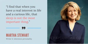 Martha Stewart Sleep Is Not The Most Important Thing Quote