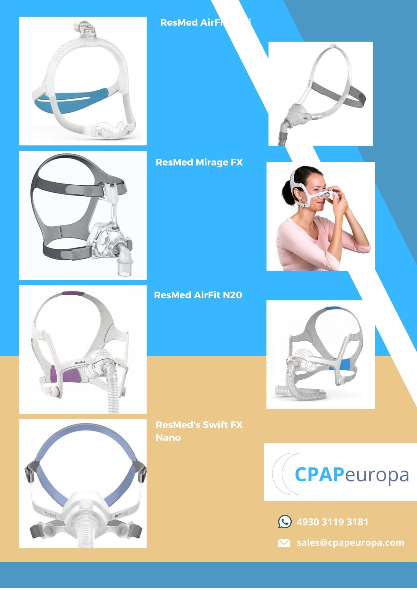 What You Should Know About Nasal CPAP Masks CPAPEUROPA