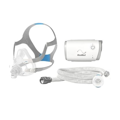 ResMed AirMini AutoSet Travel Auto CPAP with AirFit F20 Full Face Mask