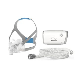 ResMed AirMini AutoSet Travel Auto CPAP with AirFit F30 Full Face Mask
