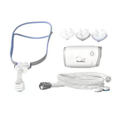 Resmed AirMini AutoSet Travel Auto CPAP with AirFit P10 Pillows Mask