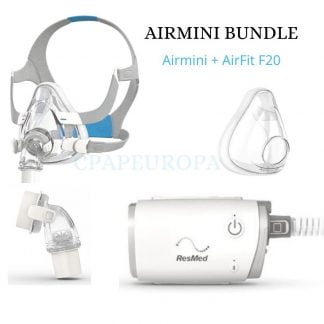 Resmed airmini bundle with f20 full face mask