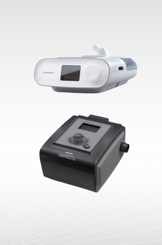 Philips DreamStation CPAP machine and Philips System One CPAP machine