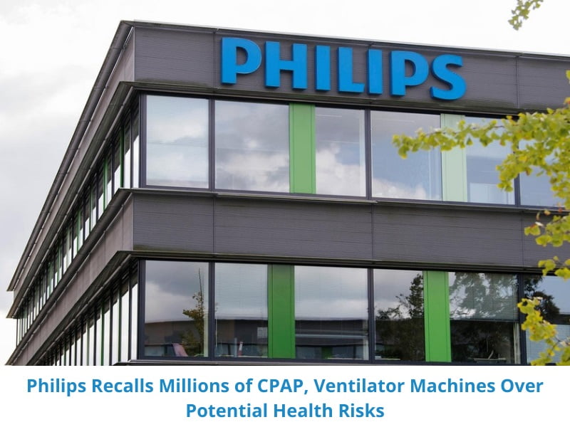 Philips Respironics Central Building News about recall