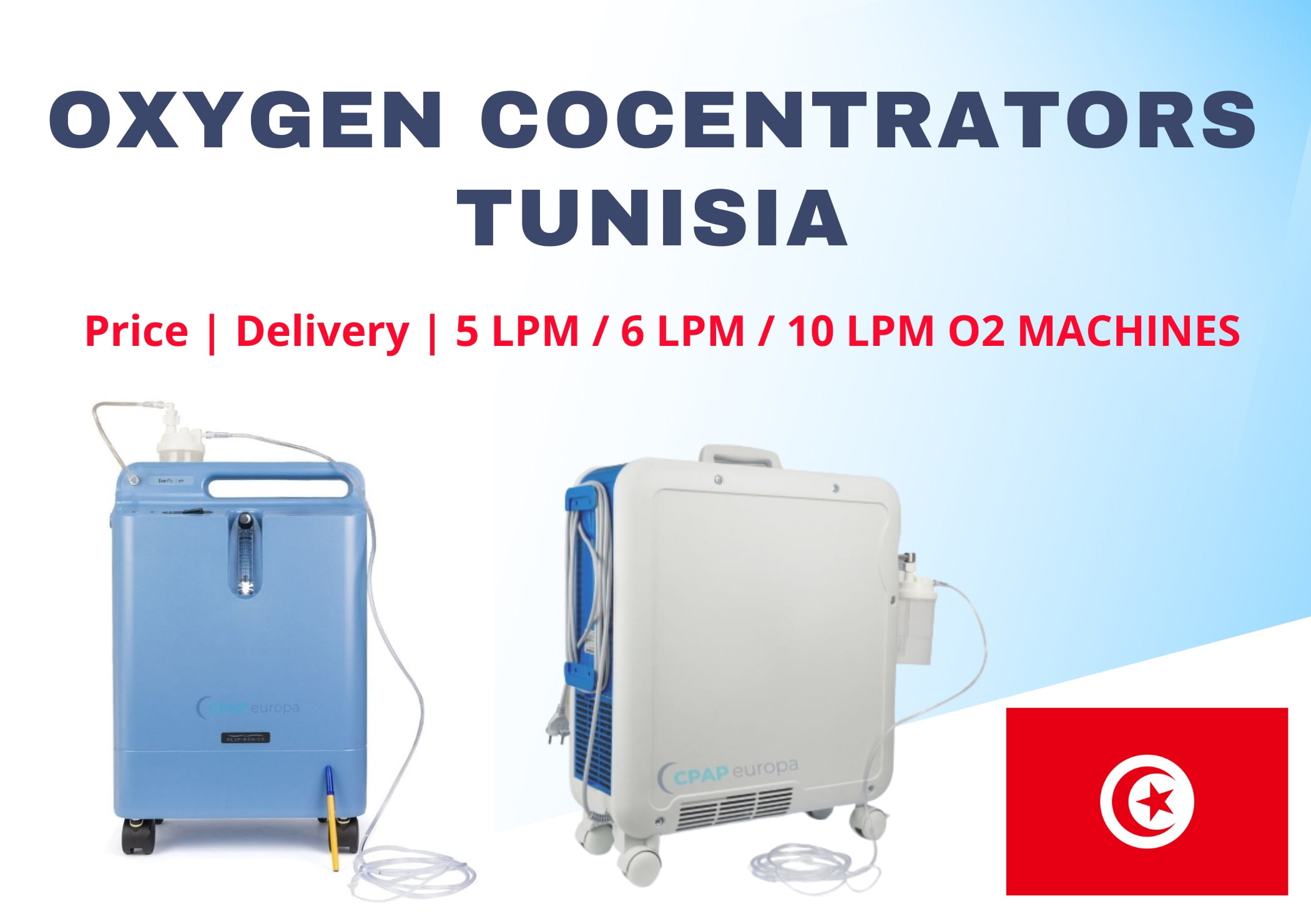 Oxygen concentrators Tunisia - Price & Delivery