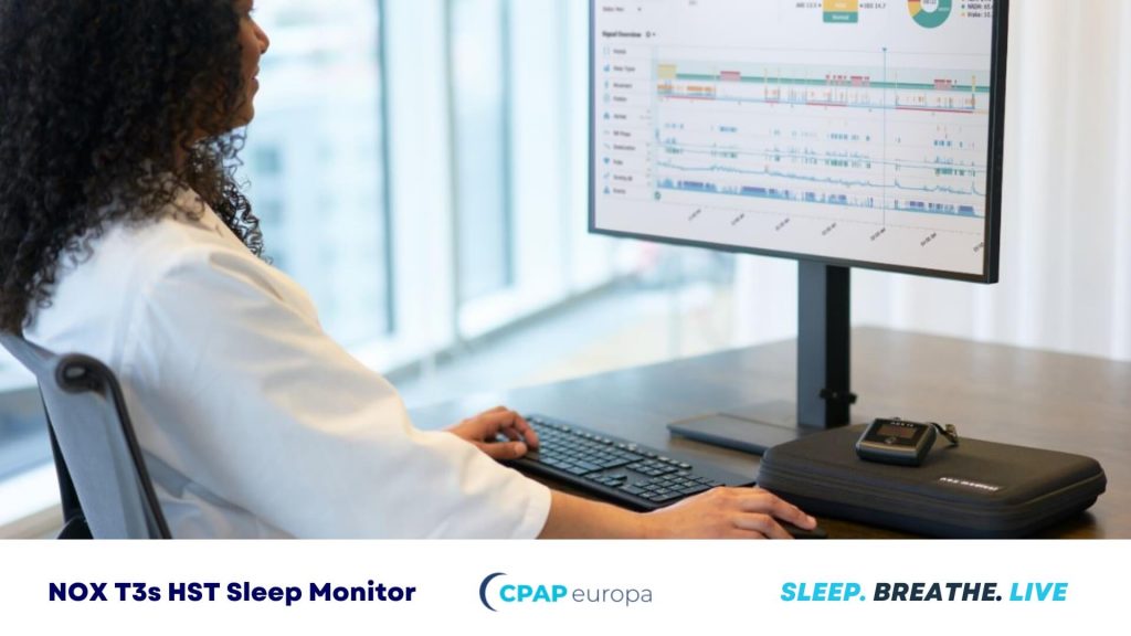 Nox T3s HST (Nox Medical: Sleep Diagnostics Device) - sleep technician analysing patient results