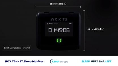 NOX T3s advanced sleep diagnostics - polysomnograph device display