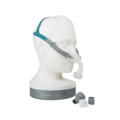 BMC P2H Nasal Pillow CPAP Mask - optimized for travel CPAP device BMC M1 Mini - with waterless humidification technology