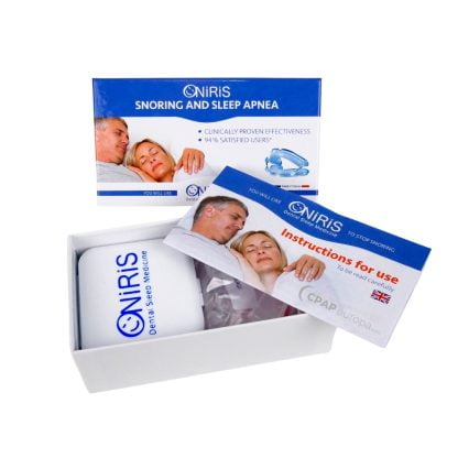 Oniris Mandibular Advancement Device for Snoring and Sleep Apnea - Adjustable oral brace.