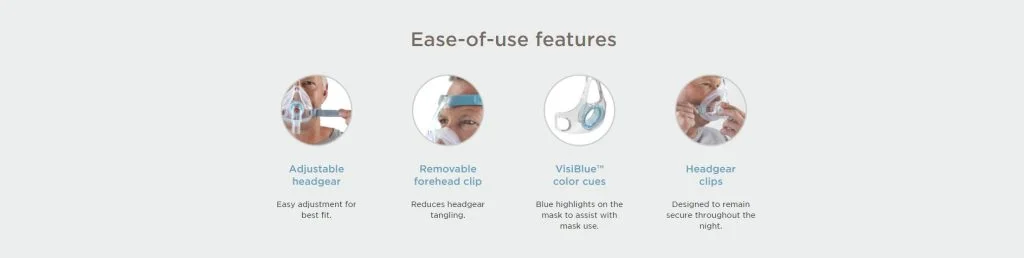 Vitera Full Face CPAP Mask Full Features