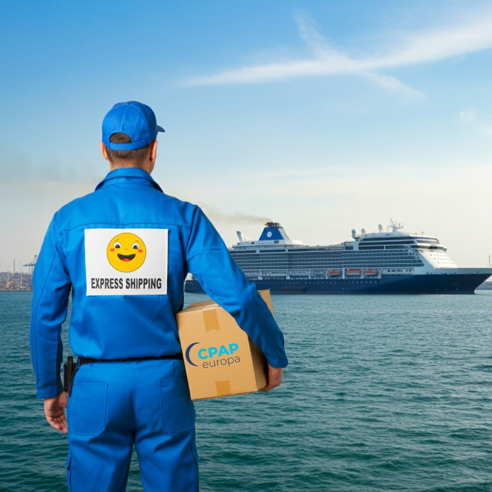 CPAP Europa's Courrier will be waiting for you at the next port - with your CPAP